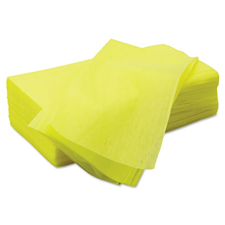 Chix Masslinn Dust Cloths, 1-Ply, 24 x 24, Unscented, Yellow, PK150 8673